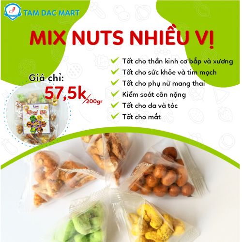 Mix Nuts nhiều vị